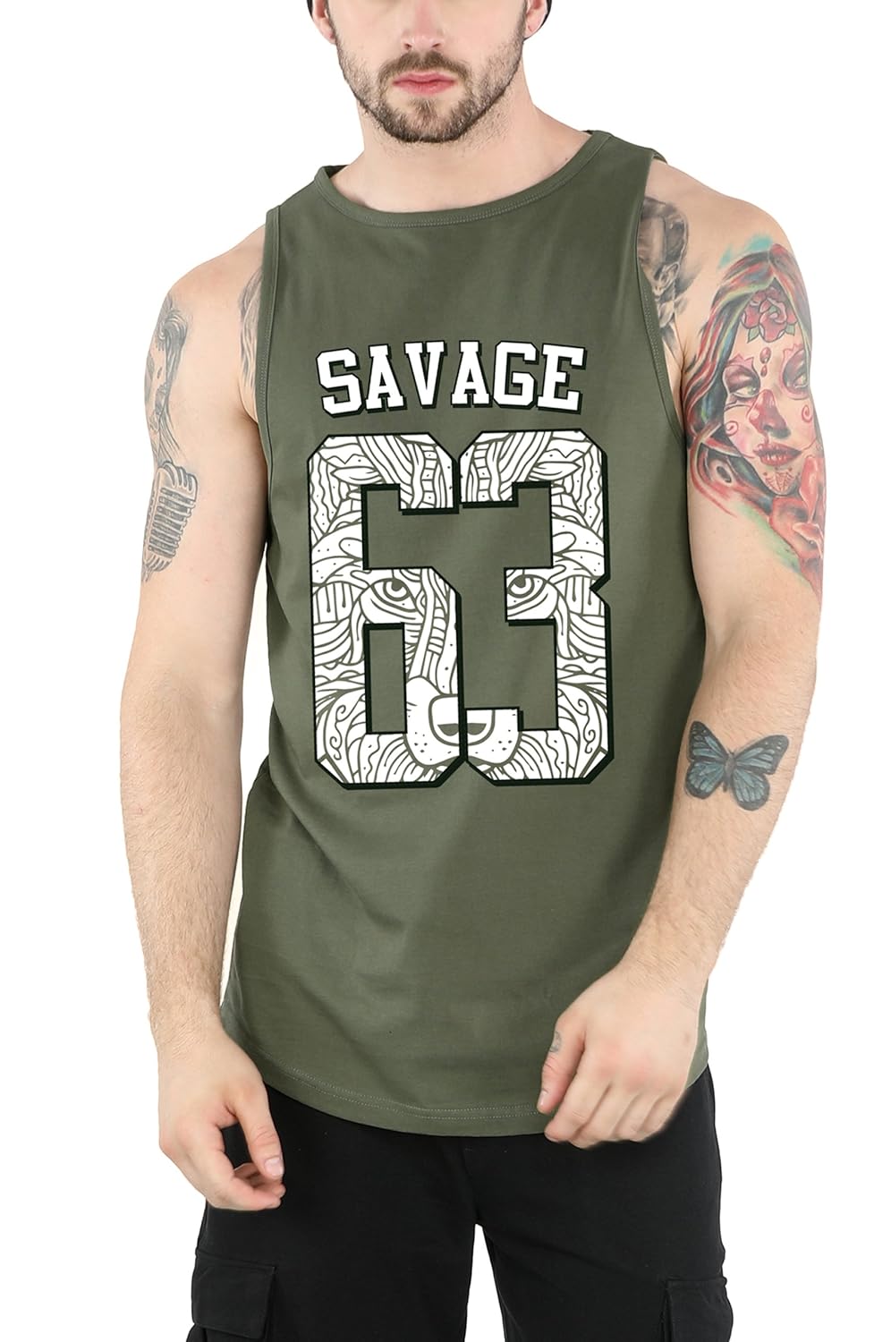 bewakoof sleeveless t shirts