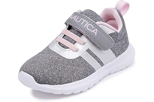 Nautica Kids Fashion Sneaker Athletic Running Shoe with One Strap |Boys - Girls|(Toddler/Little Kid)
