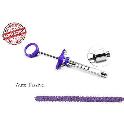 Autoclavable Syringe Dental Self-Aspirating Syringe - Pink, 1.8ml, Autoclavable For Anesthetic (HTI Brand) Dental Syringes