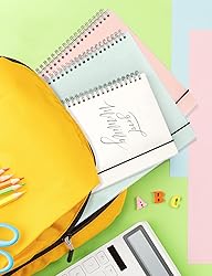 SUNEE Blank Spiral Notebook - 3 Pack A5 Sketch Book