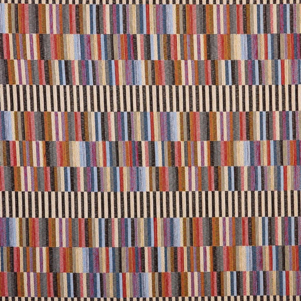 Kt KILOtela - Upholstery Fabric, Gobelino Jacquard, Recycled, Upholstered Chairs, Cushions, Sofa, Heavy Duty, Sewing, 100cm Length x 280cm Width, Geometric, Tennessee, Multicolor - 1 metre — image 1