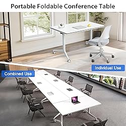 SOIUDNEB Conference Table,Wooden Folding Conference