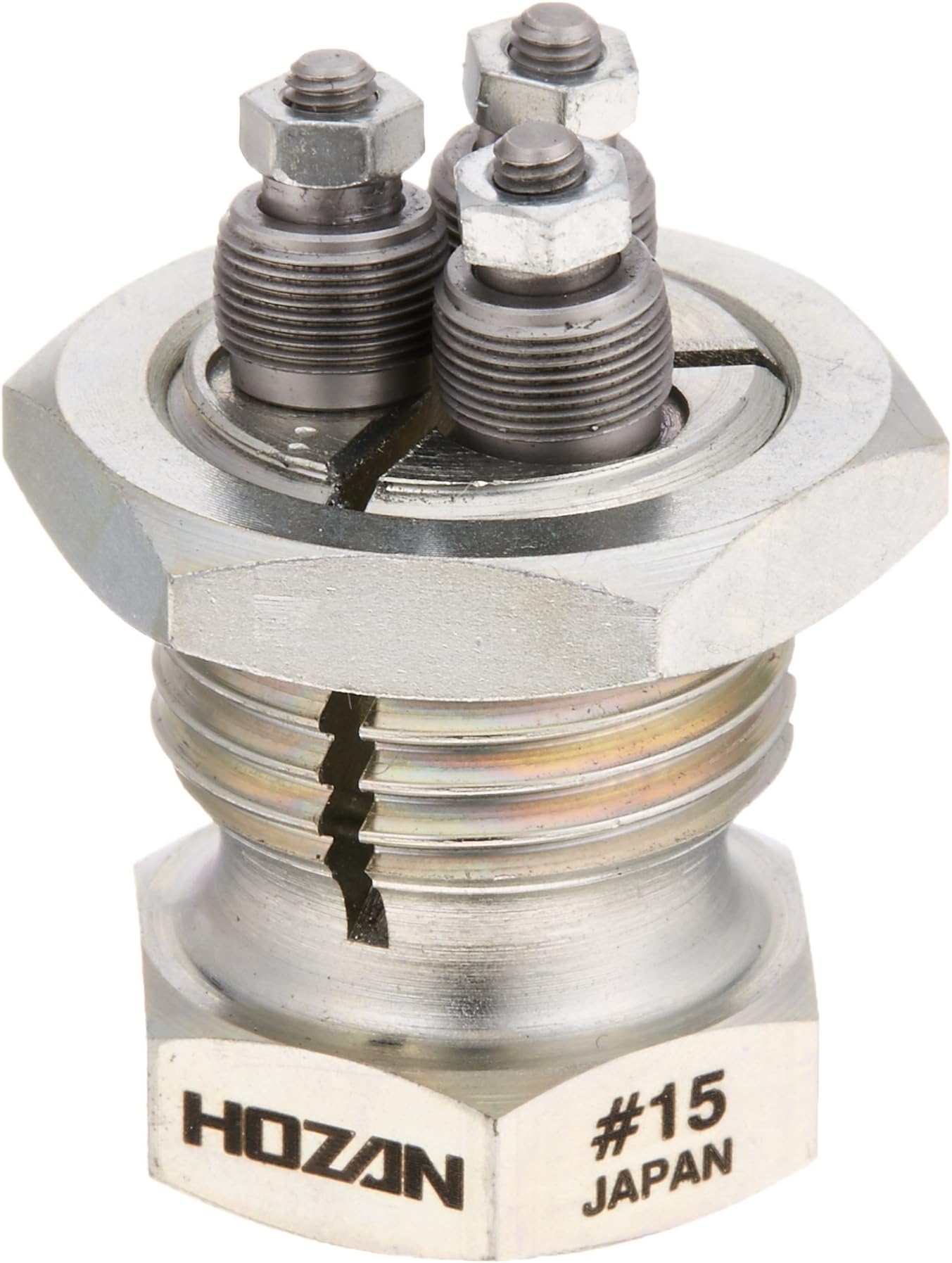 Hozan C-707-15 Dice Head, Compatible Spokes: #15 (Plain), Screw Size: BC1.8 (56 Piles)