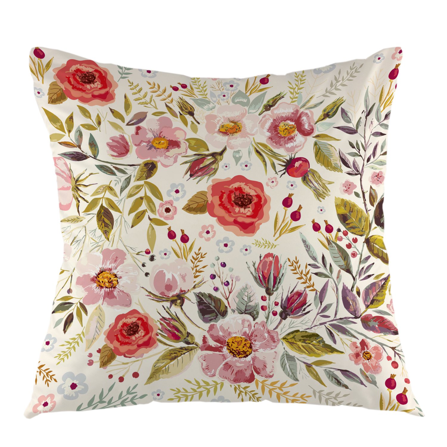 flower pillow case