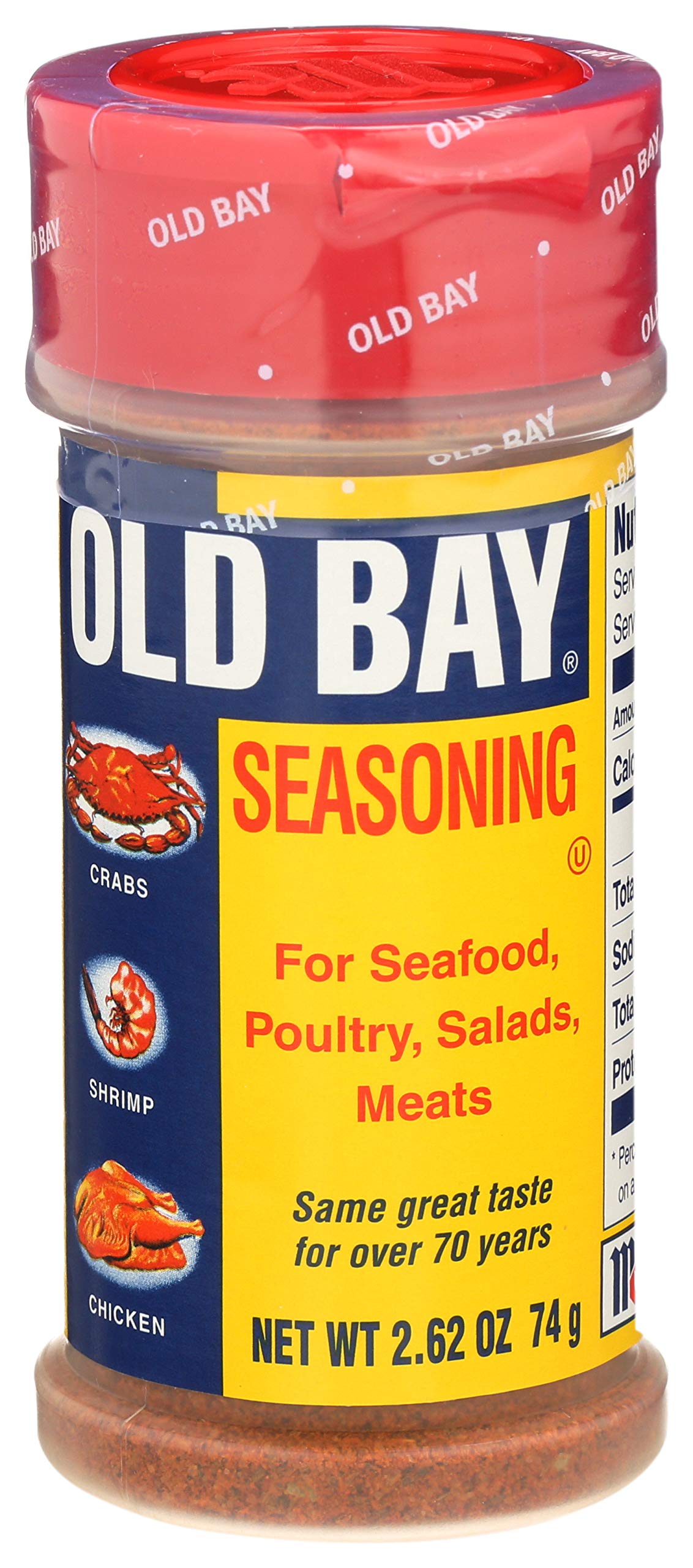 OLD BAY Shaker Bottle Seafood Seasoning, 2.62 oz Buy Online in UAE