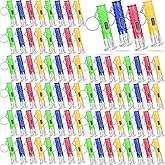 Geelin 300 Pcs Mini Flashlight Keychain Bulk Small LED Key Ring Light Tiny Colorful Keychain Light Torch for Halloween Christmas Party Favors Hiking Sleeping Reading Gifts Goody Bag Stuffers