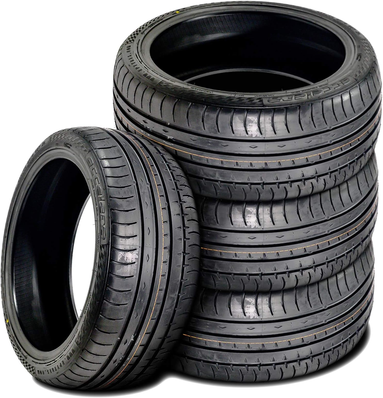 Set of 4 (FOUR) Accelera Phi All-Season High Performance Radial Tires-265/35ZR19 98Y XL
