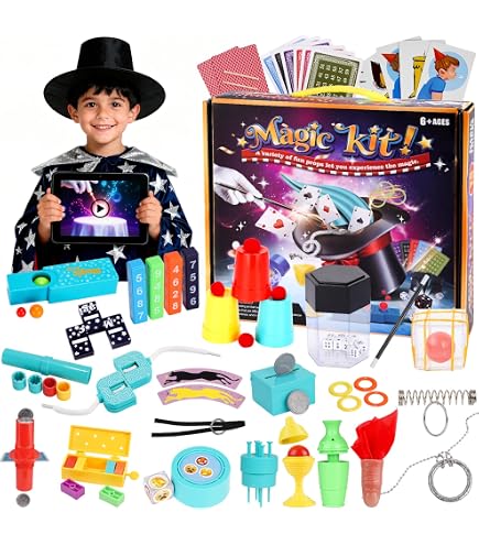 Amazon.com: OGIMA Magic Kit for Kids Age 6+, 225+ Magic Tricks