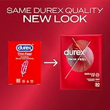 Durex Thin Feel Condoms 30 Pack with Silicone Lubricant Regular Fit view 2