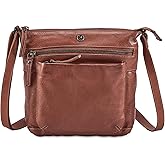 Real Leather Purse for Women Crossbody Bag Travel Shoulder Handbag Small Vintage Pocketbook | Real Leather, Travel, Shoulder, Small, Vintage