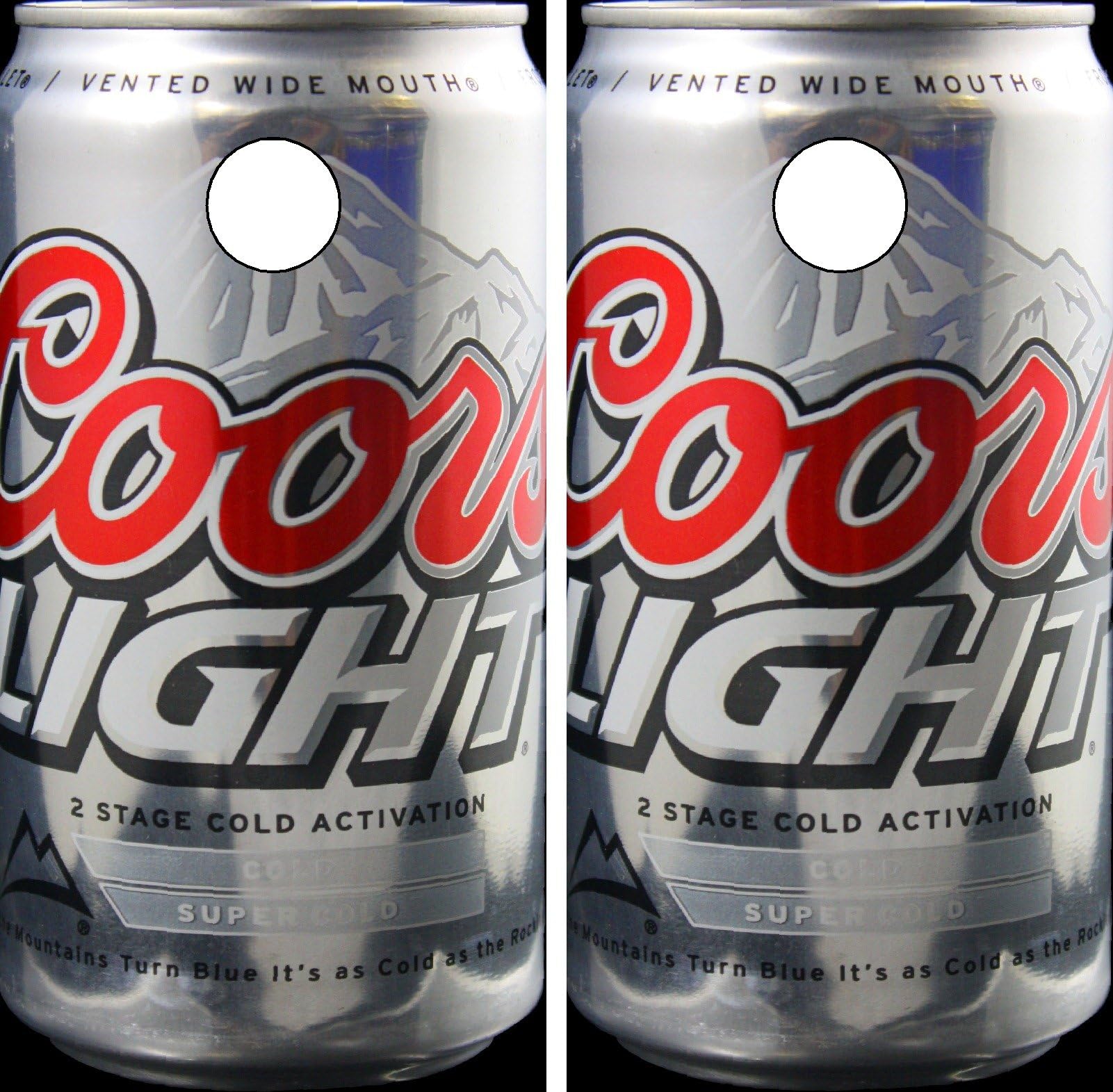 C269 Coors Light Cornhole WRAP Wraps Laminated Board Boards Decal Set Decals Vinyl Sticker Stickers Bean Bag Game Vinyl Graphic Tint Image