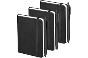 Lined Pocket Notebook Journal: 3 Pack Small Notebooks for Note Taking, A6 Mini Notebook with Pens, Small Notepad with Pen Hol