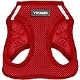 Best Pet Supplies Voyager Step-in Air Dog Harness - All Weather Mesh, Reflective, No Pull Harness for Small, Medium Dogs, Cats - Secure with Hook & Loop Fastener, Buckle, Double D-Rings - Red, M