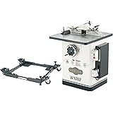 Shop Fox W1702 30-1/2" x 28-1/4" 3 HP Shaper with D2057A Mobile Base