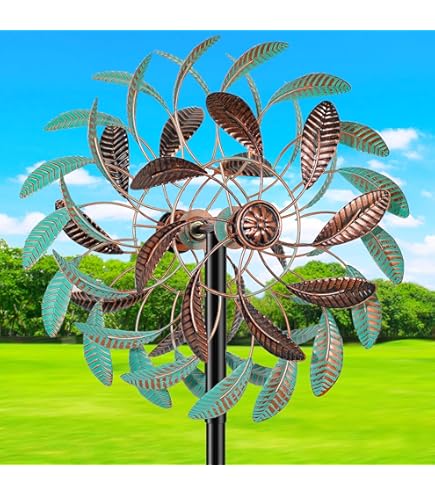 MOULIN À VENT Tourbillonnant Jardin Tournesol De Jardin Extérieur Avec