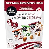 Three Farmers Healthy Variety Snack Packs - Roasted, Never Fried - Protein Rich Zesty Fava, Tangy Chickpeas, BBQ Lentils x 30