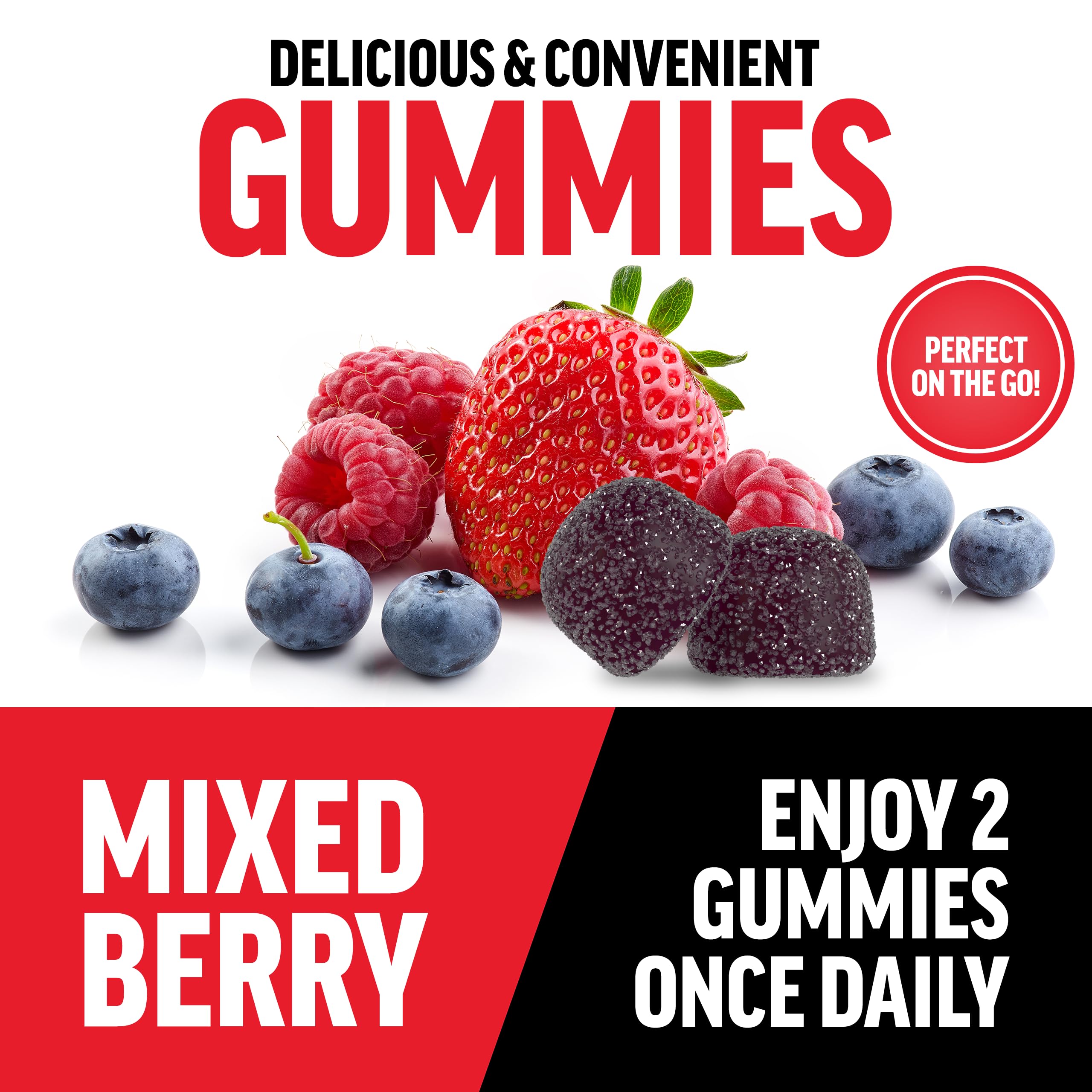 Force Factor Test X180 Max Gummies, Testosterone Booster Supplement for Men, with KSM-66 Ashwagandha to Support T Levels, Strength & Vitality, Mixed Berry, 60 Gummies