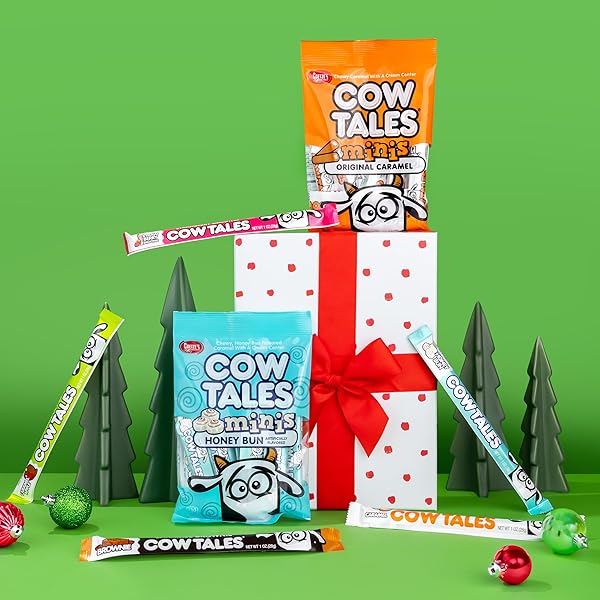 GOETZE’S CANDY VANILLA COW TALES MINIS – 4 OUNCE BAG – FRESH FROM THE FACTORY