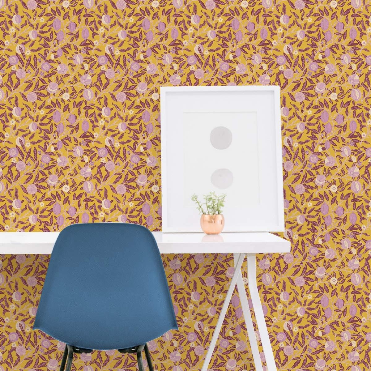 Jugendstil Tapete Granatapfel Baum Nach William Morris Hell Blaue Vlies Tapete Blumen Natur Schone Gmm Blumentapete Fur Flur Buro Um Halbhoch Zu Tapezieren H 1 5m B 46 5cm Amazon De Baumarkt