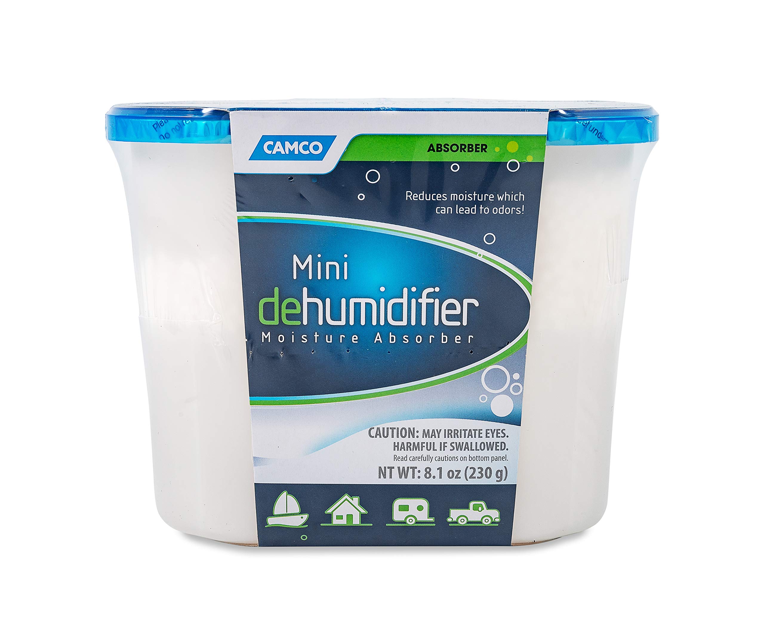Camco Camper/RV Mini Dehumidifier - Moisture Absorber for Small Spaces - Fragrance Free (44195)