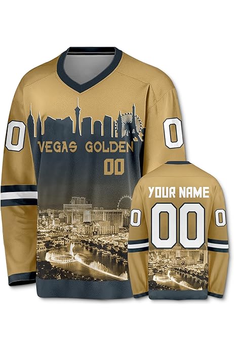 Hockey Jerseys Custom Golden Knights Jersey Goalie Cut Customize