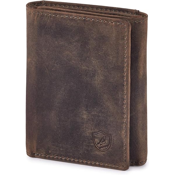 MORUCHA Women's Leather RFID Clutch Wallet – Hunter Dark Brown, 8 Card Slots, Coin Purse & Gift Box - View #2