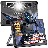 WT1 Pro 5G Rugged Tablet Android 16-11" 2K 120Hz 20080mAh Waterproof Tablet | 32(8+24)GB+256GB/2TB, 33W Fast Charging, 64MP+16MP+20MP Gemini AI IP68/5G LTE WiFi/Face ID/OTG/GPS/for Outdoor/IWork