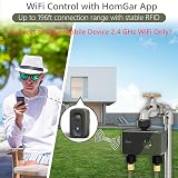 Diivoo WiFi Water Timer 2 Zones, RFID, Alexa & Google Compatible view 2