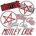 Desert Cactus Motley Crue Sticker Sheet Vinyl Decal Crew Laptop Water Bottle Car Scrapbook (Type 2 V1)