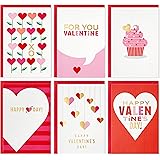 Hallmark Valentines Day Cards Assortment, Pink and Red (36 Cards and Envelopes)