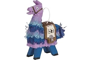 Unique Fortnite Loot Llama Mini Pinata Favor Decoration - 10" x 5.25" x 3.25" (1 Pc.) - Perfect Party Essential For Themed Birthday Celebrations & Gaming Events