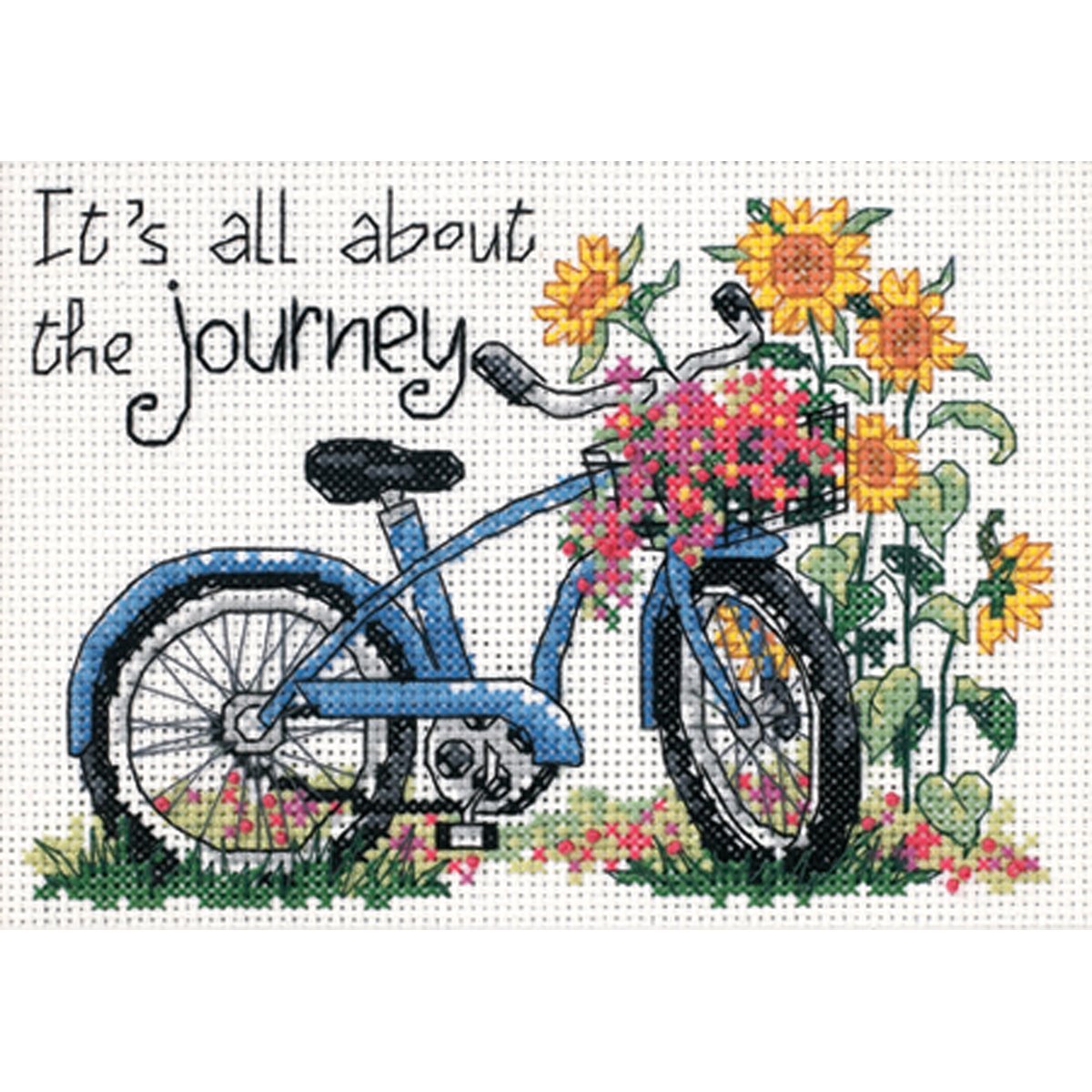 DIMENSIONS 65017 THE Journey, Fabric, White