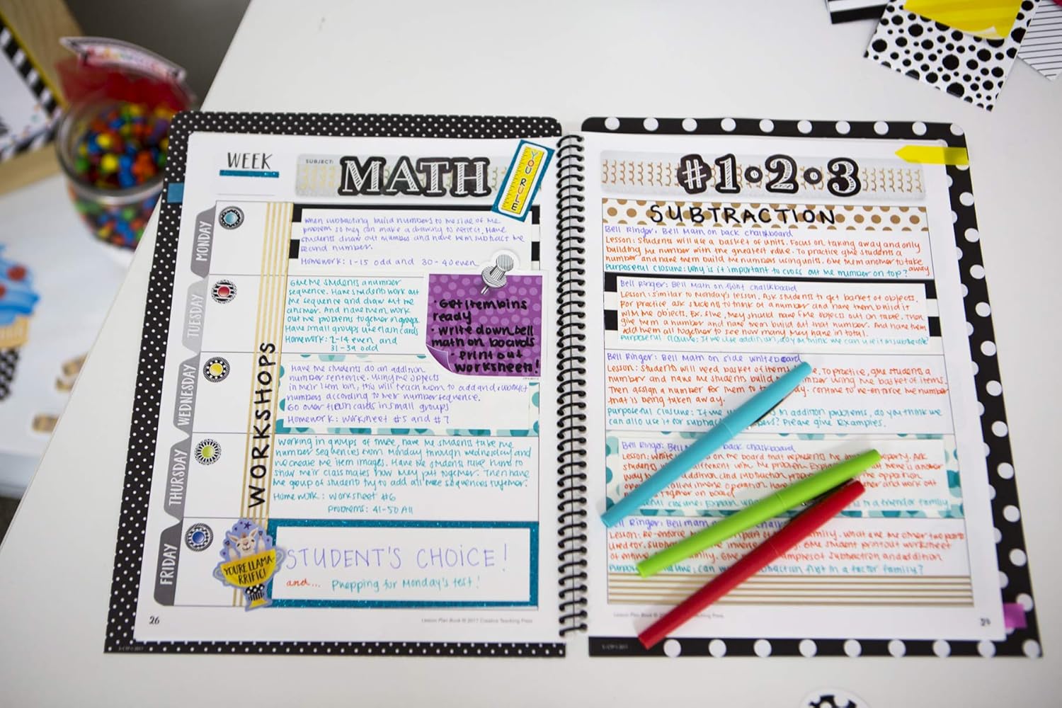 Creative Teaching Press Lesson Plan Book Material (2092) : Office Products