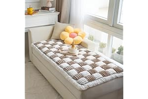 Cattasaurus Washable Couch Covers for 3 Cushion Couch Sofa Pet Friendly, Non Slip Couch Protector for Dogs, Backseat Pet Bed Mat, Love Seat Couch Covers for Dogs, Sofa Slipcovers (Medium, Deep Coffee)