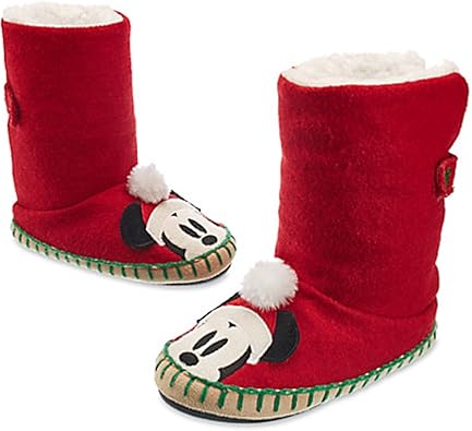 mickey mouse boot slippers