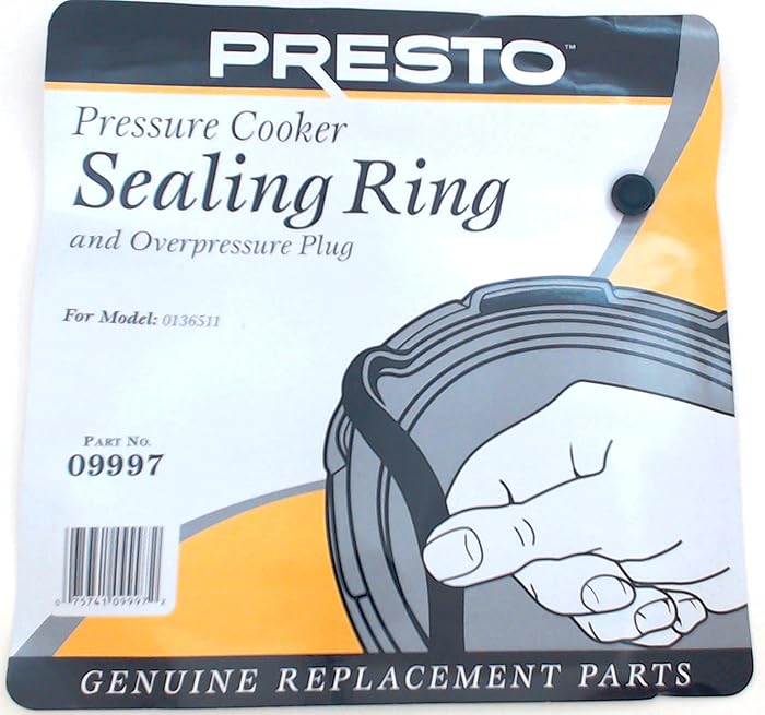 Presto Pressure Cooker Sealing Ring Gasket, 09997