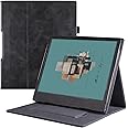 BOZHUORUI Stand Case for 10.3" All-New Boox Note Air4 C (2024)/Boox Note Air3 C/Boox Note Air3 B/W Tablet (2023) - PU Leather Sleeve Cover with Hand Strap/Auto Sleep/Wake (Rock Black)