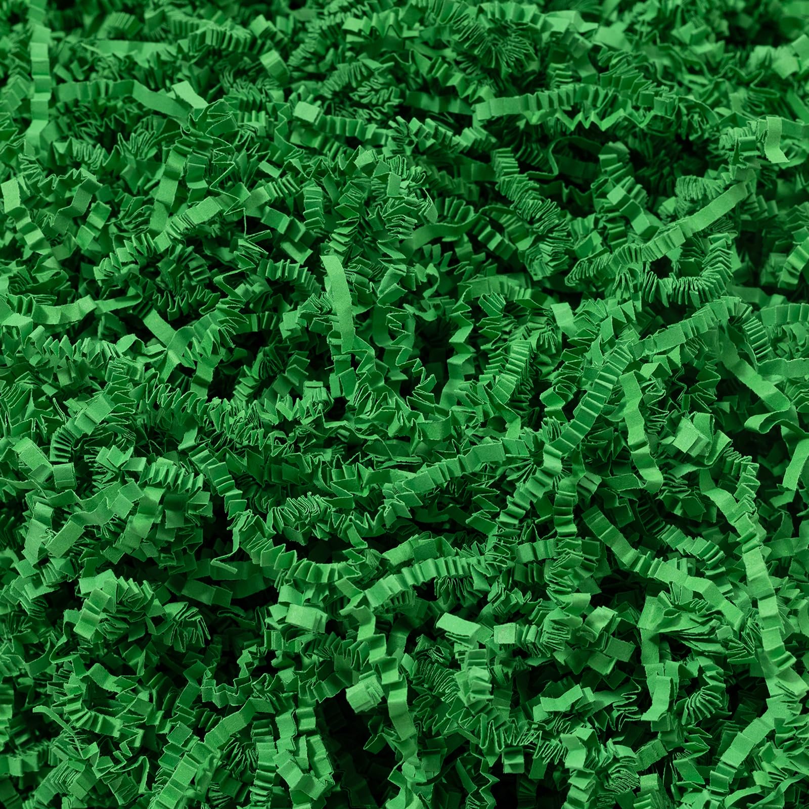 Wowxyz 1 LB Crinkle Cut Paper Shred Green Crinkle