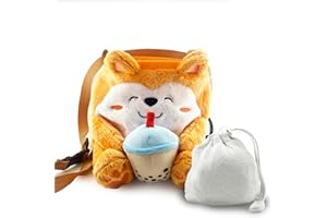 Rock Climbing Chalk Bag + Refillable Ball – Boba Dog Plush Animal Bag