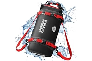 OSAH DRYPAK 25L Waterproof Dry Bag - Motorcycle Luggage Tail Bag with Straps for Back Seat, Roll Top Lightweight Waterproof Backpack Sack for Travel, Swimming, Boating, Kayaking, Camping and Beach