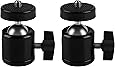 2 Pcs Tripod Mini Ball Head for HTC VIVE Base Station,for Oculus Rift Sensor ,for lighthouses,Camera Camcorder, MDW Holder for HTC VIVE
