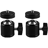 2 Pcs Tripod Mini Ball Head for HTC VIVE Base Station,for Oculus Rift Sensor ,for lighthouses,Camera Camcorder, MDW Holder for HTC VIVE