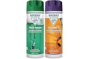 Nikwax Hardshell Cleaning and Waterproofing Duo-Pack