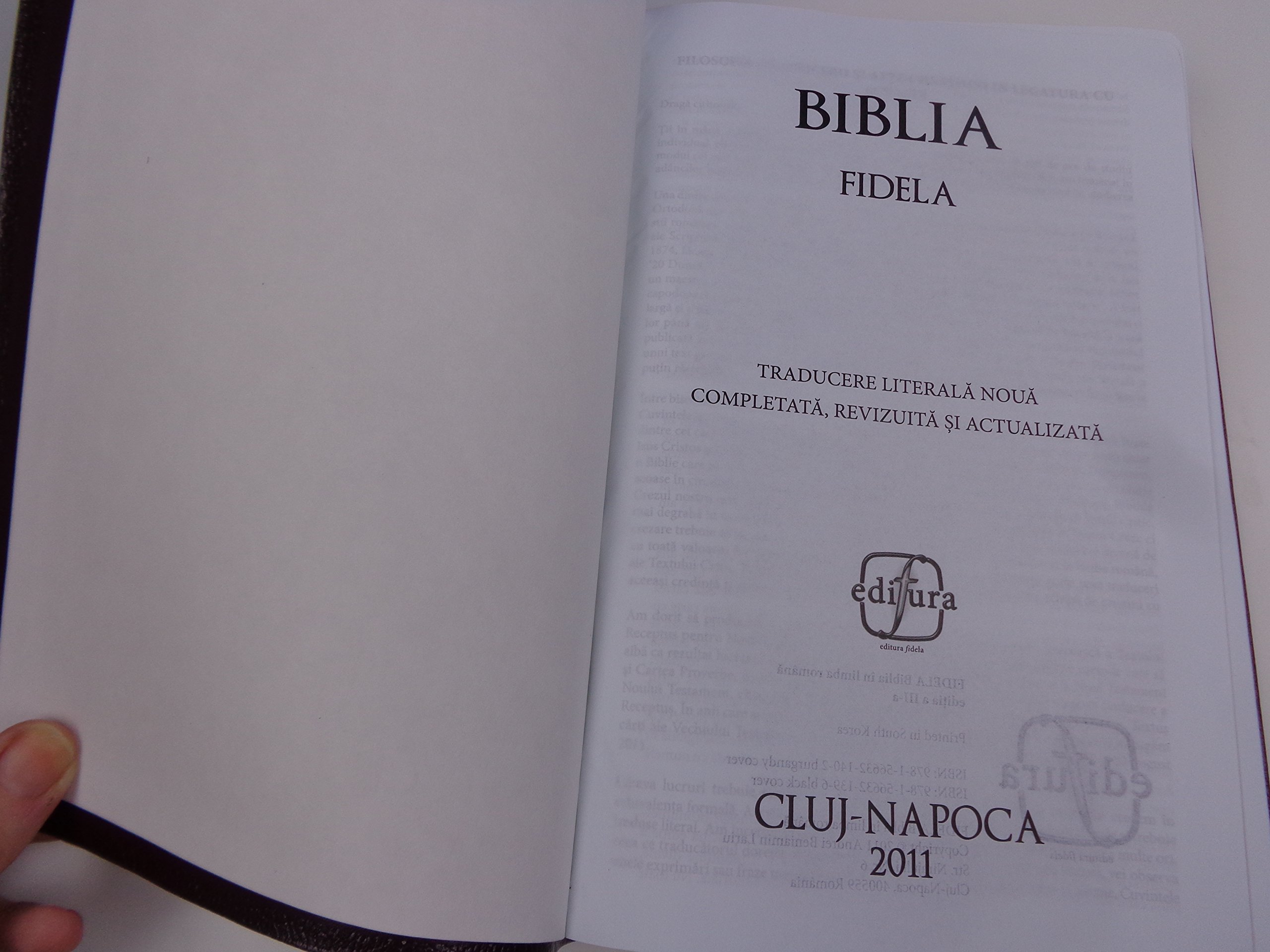 Image result for Biblia fidela Cluj