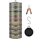 VIVOSUN 8-Layer Mesh Drying Rack Hanging Design