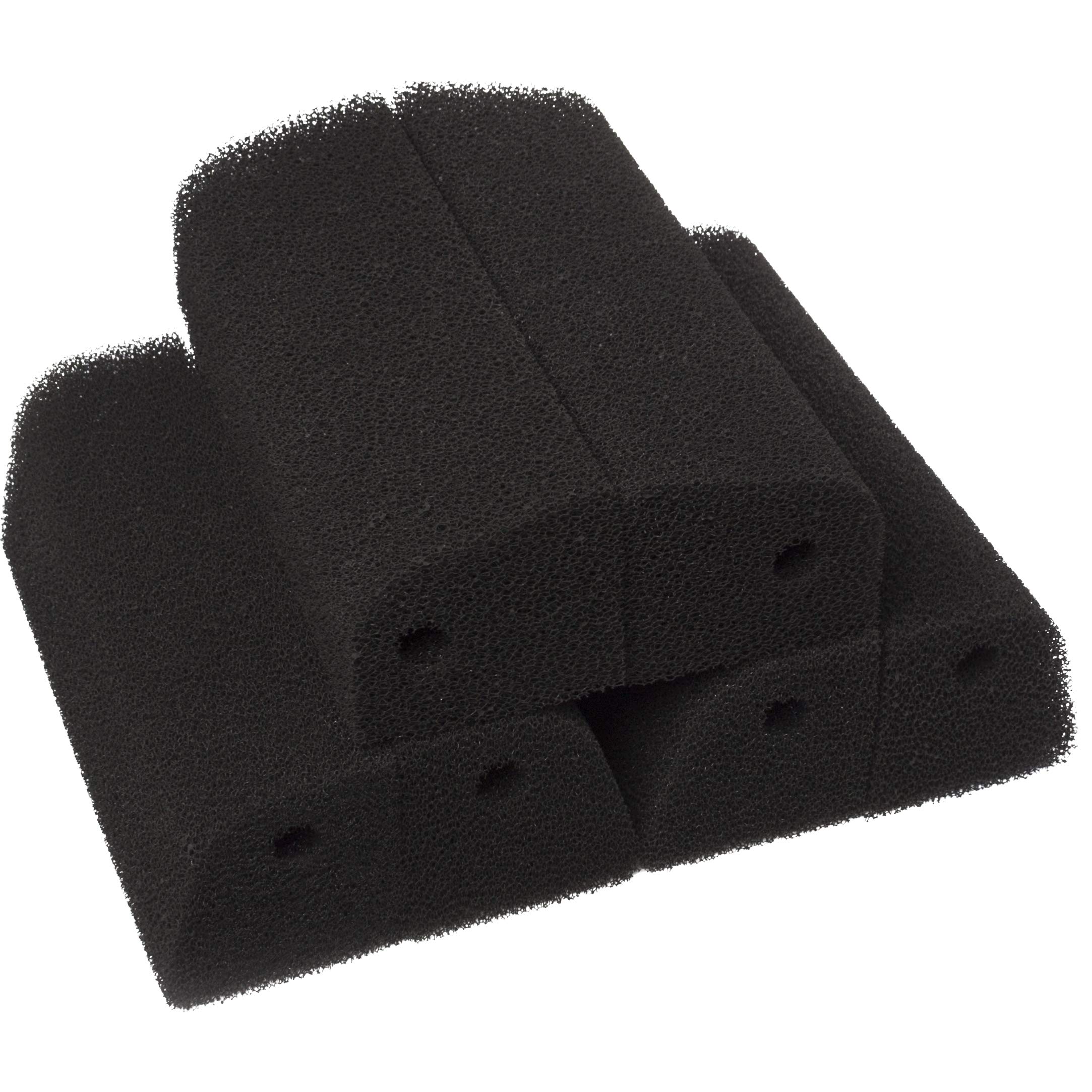 LTWHOME Design Aquarium Active Carbon Sponges Compatible with Ferplast Bluclear 07 Sponges Fit for Bluwave Internal Filter (Pack of 6)