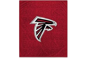 Pegasus Sports Officially Licensed NFL Echo Team Wordmark Plush Throw Blanket, 60" x 70"
