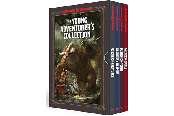 The Young Adventurer's Collection Box Set 1 [Dungeons & Dragons 4 Books]: Monsters & Creatures, Warriors & Weapons, Dungeons