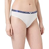 Emporio Armani Women's Dreamy Viscose Brief, Bianco, X-Large