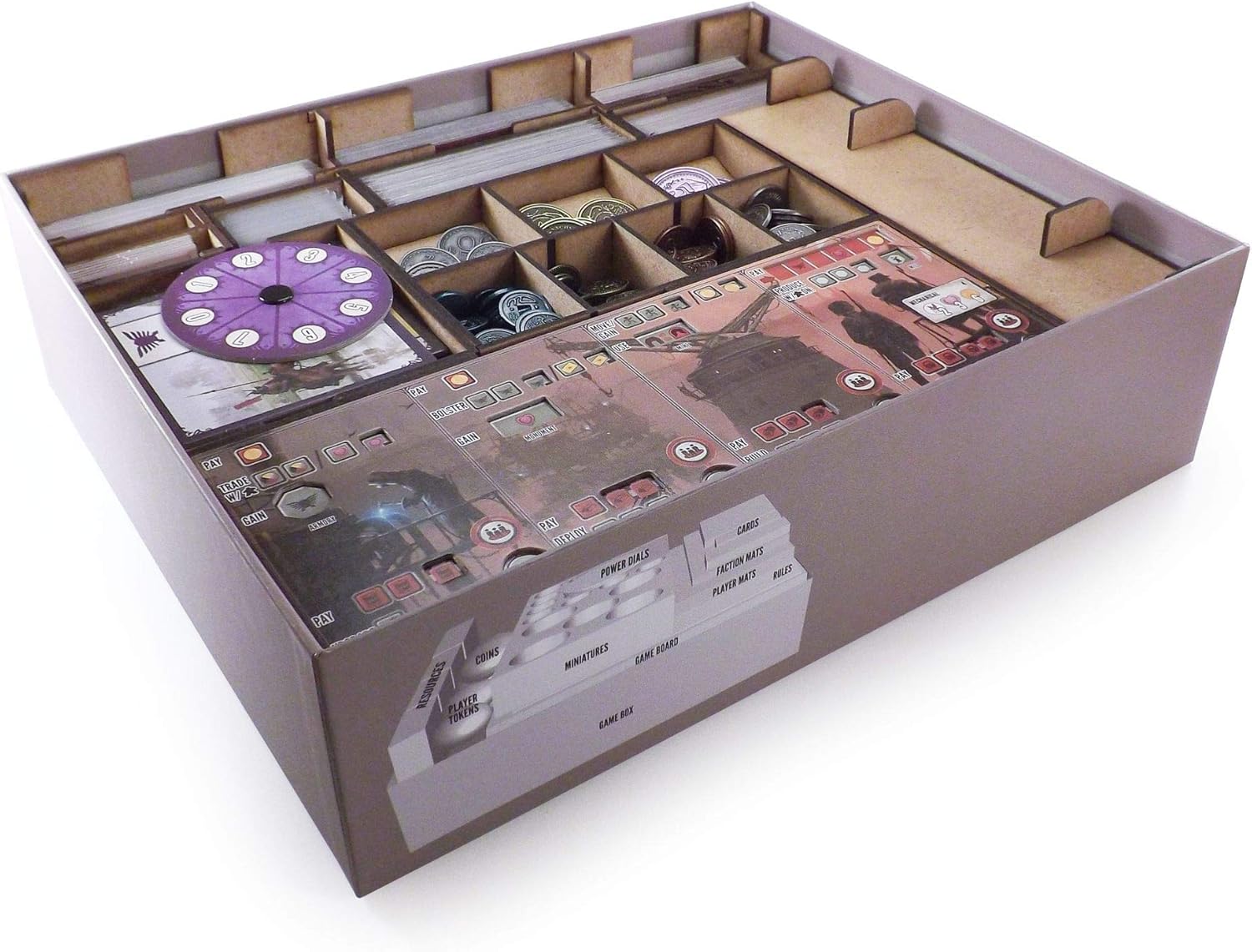The Game Doctors: Inserti Organizer In Legno Per Agricola (Revised Edition) - Kit Da Montare